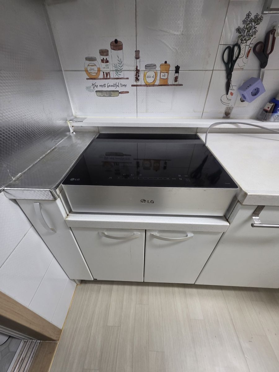 의왕 싱크대 인덕션 하부장 서랍장 제작 시공 전